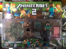 Load image into Gallery viewer, 33 Mine•craft mini figures cake decorations kid toys