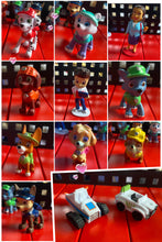 Load image into Gallery viewer, 17 Paw P mini figures cake decorations kid toys
