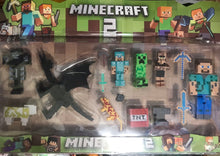 Load image into Gallery viewer, 33 Mine•craft mini figures cake decorations kid toys