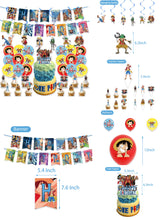Load image into Gallery viewer, 203 Anime One P theme birthday  party decoration