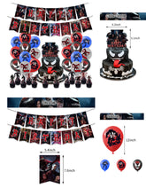Load image into Gallery viewer, 303 Superhero V theme birthday  party decoration