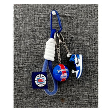 Load image into Gallery viewer, Basketball keychain