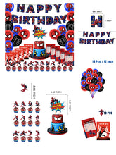 Load image into Gallery viewer, 304 Spider theme birthday  party decorations