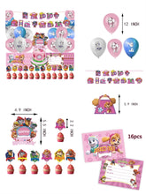 Load image into Gallery viewer, 17 Paw P theme birthday  party decorations