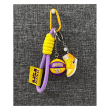 Load image into Gallery viewer, Basketball keychain