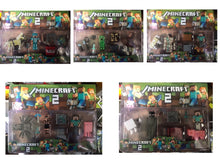 Load image into Gallery viewer, 33 Mine•craft mini figures cake decorations kid toys