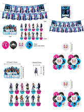 Load image into Gallery viewer, 04 Fort•nite theme birthday  party decoration