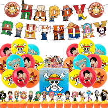 Load image into Gallery viewer, 203 Anime One P theme birthday  party decoration