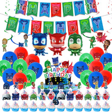 Load image into Gallery viewer, 31 PJ masks theme birthday  party decorations