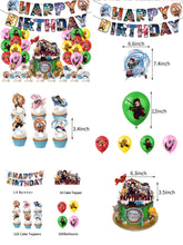 Load image into Gallery viewer, 206 Demon S theme birthday  party decoration
