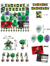 Load image into Gallery viewer, 306 H theme birthday  party decoration