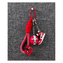 Load image into Gallery viewer, Basketball keychain