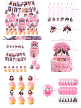 Load image into Gallery viewer, 206 Demon S theme birthday  party decoration