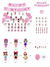 Load image into Gallery viewer, 23 L•O•L theme birthday  party decoration