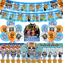 Load image into Gallery viewer, 203 Anime One P theme birthday  party decoration