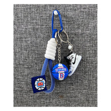 Load image into Gallery viewer, Basketball keychain