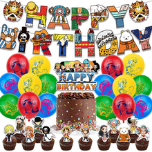 Load image into Gallery viewer, 203 Anime One P theme birthday  party decoration