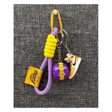 Load image into Gallery viewer, Basketball keychain