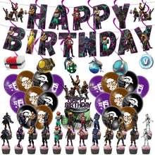 Load image into Gallery viewer, 04 Fort•nite theme birthday  party decoration