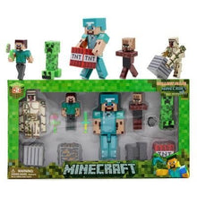 Load image into Gallery viewer, 33 Mine•craft mini figures cake decorations kid toys