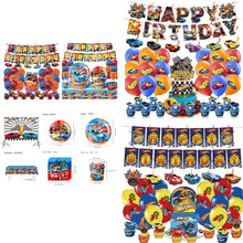 Load image into Gallery viewer, 68 Hot Wheels theme birthday  party decoration
