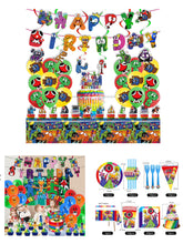 Load image into Gallery viewer, 64 Rainbow F birthday  party decoration