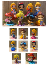 Load image into Gallery viewer, 74 Princess mini figures cake decorations
