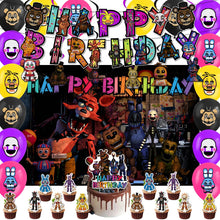 Load image into Gallery viewer, 22 Five•Nights  theme birthday  party decoration