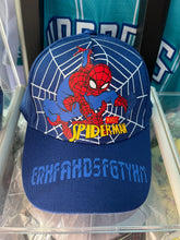 Load image into Gallery viewer, 304 Kid hat fashion superhero spider cap