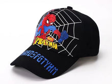 Load image into Gallery viewer, 304 Kid hat fashion superhero spider cap