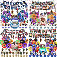 Load image into Gallery viewer, 13 Ro•blox theme birthday party decorations