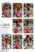 Load image into Gallery viewer, 17 Paw P mini figures cake decorations kid toys