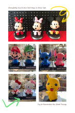 Load image into Gallery viewer, Bubble head car decorations 08 Super•M/18 Poke•Mon/19 L&S/26 M-mouse/42 Hello•K