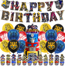 Load image into Gallery viewer, 12 Transformers theme birthday  party decoration