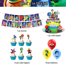 Load image into Gallery viewer, 95 Inside•Out theme birthday  party decoration