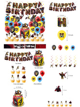 Load image into Gallery viewer, 311 Wolverine theme birthday  party decoration