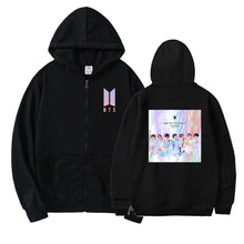 Load image into Gallery viewer, BTS hoodies fashion clothes with zip