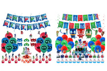 Load image into Gallery viewer, 31 PJ masks theme birthday  party decorations