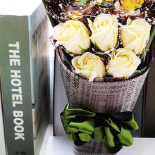 Load image into Gallery viewer, 18 Poke•Mon anime figures set doll bouquet gift box light birthday valentine's