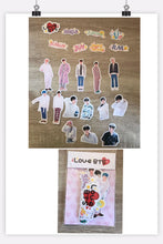 Load image into Gallery viewer, BTS stickers