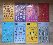 Load image into Gallery viewer, BTS figures stickers