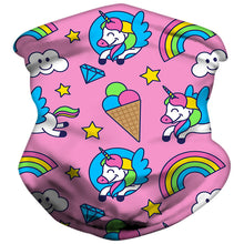 Load image into Gallery viewer, 3D printing funny kids masks fashion multifunctional scarf