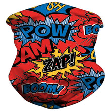 Load image into Gallery viewer, 3D printing funny kids masks fashion multifunctional scarf