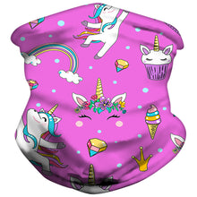 Load image into Gallery viewer, 3D printing funny kids masks fashion multifunctional scarf