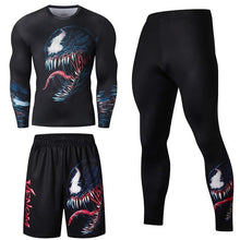 Load image into Gallery viewer, 303 Fashion sport clothes tight training clothes 3D printing venom gym gears
