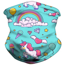 Load image into Gallery viewer, 3D printing funny kids masks fashion multifunctional scarf