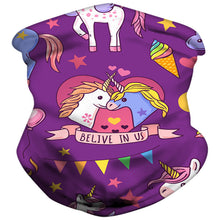 Load image into Gallery viewer, 3D printing funny kids masks fashion multifunctional scarf