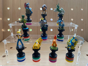 18 Poke•Mon mini figures (B/C/D/E) cake decoration kid toys
