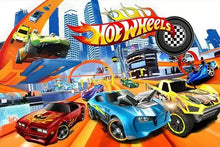 Load image into Gallery viewer, 68 Hot Wheels Birthday party decoration background wall backdrops 3D printing tapestry post accessory
