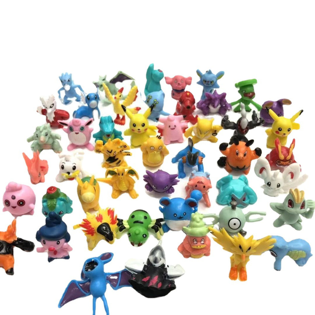 18 Poke•Mon mini figures (A) cake decoration kid toys